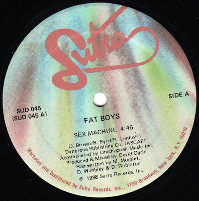 Fat Boys ‎– Sex Machine / Beat Box Is Rocking (VLS) (1986) (256 kbps)