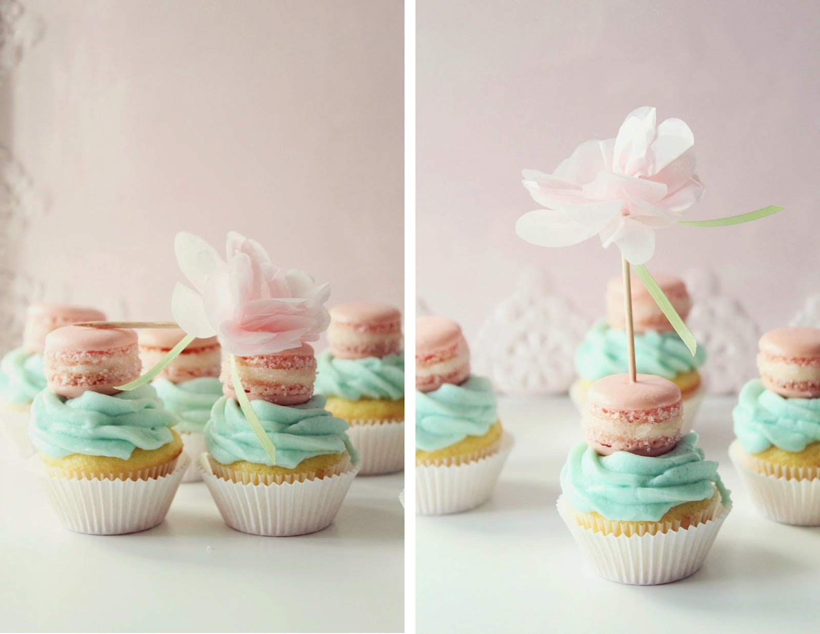 Icing Designs Mini French Macaron Cupcake Toppers