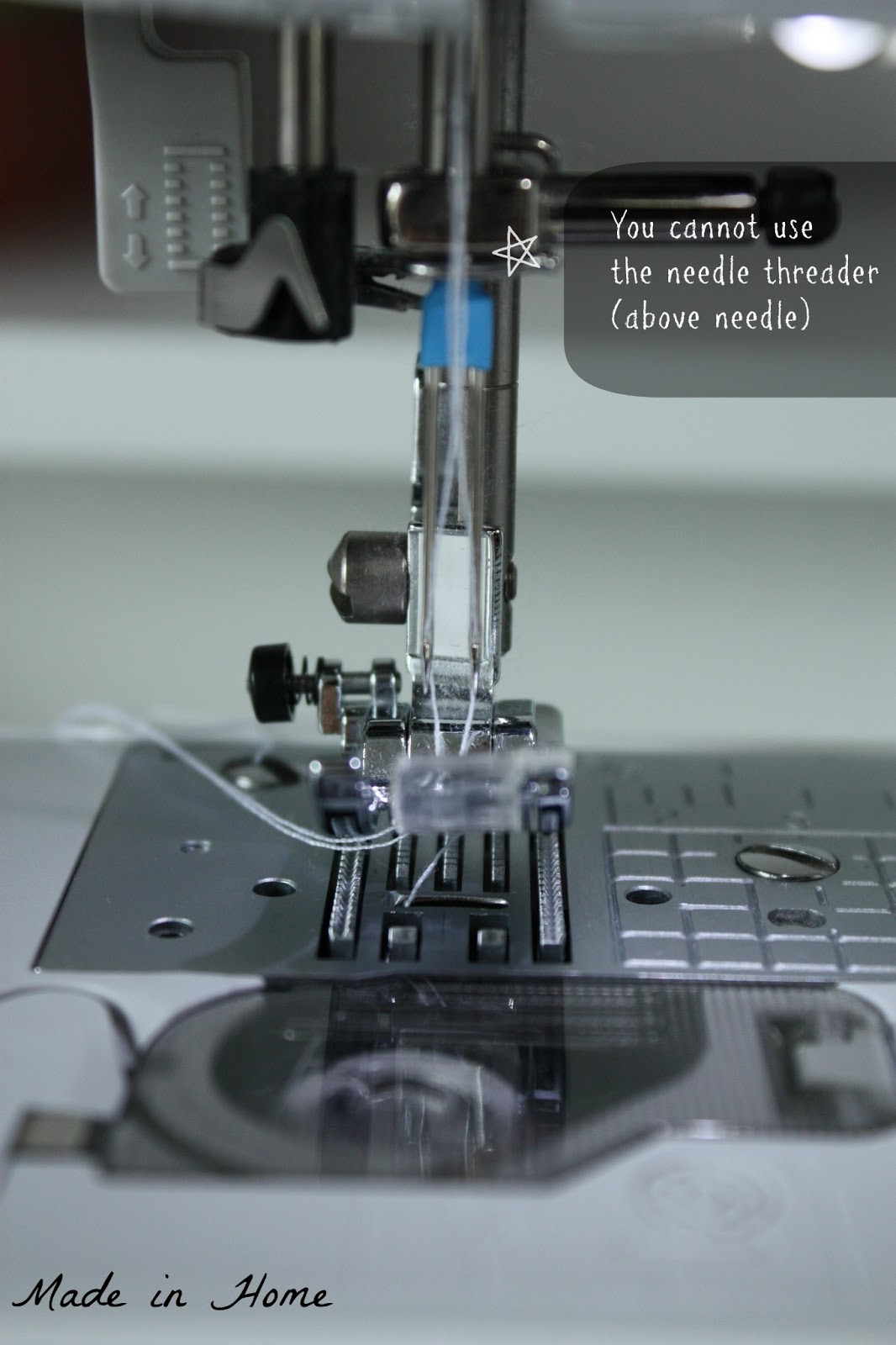 Made in Home How to Sunday Threading a twin needle sewingknits