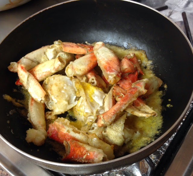 SewPetiteGal Mom's Kitchen Salted Egg Yolk Crab Recipe