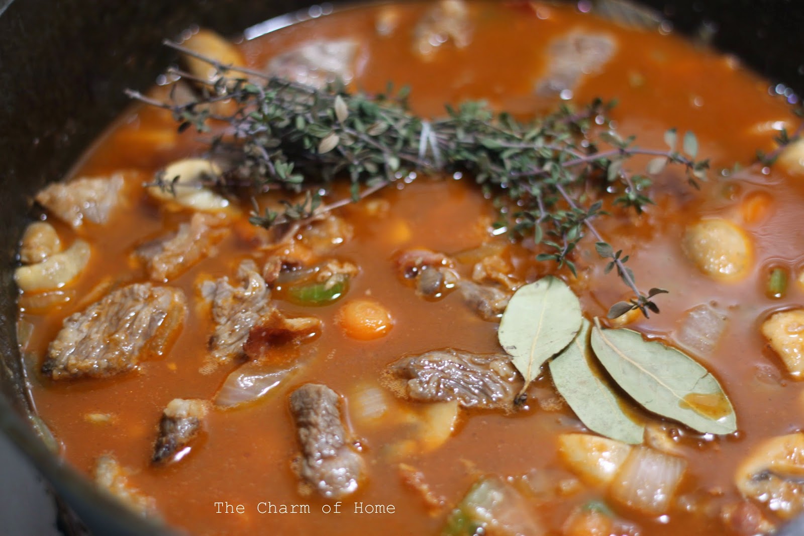 Beef Bourguignon, Beef Burgundy, The Charm of Home Beef Bourguignon, Beef Burgundy, The Charm of Home