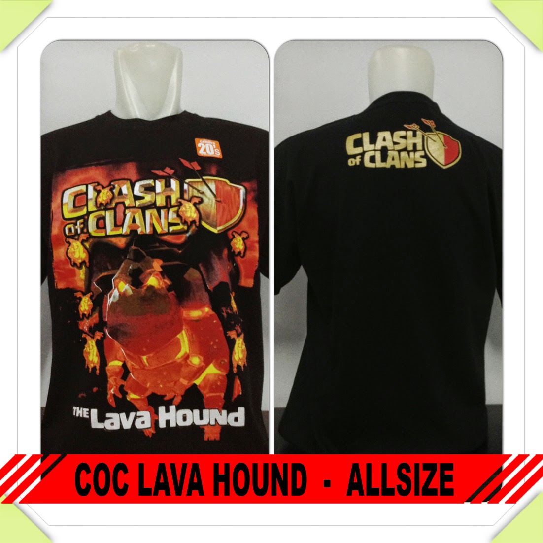 Baju COC Lava Hound Baju COC Lava Hound