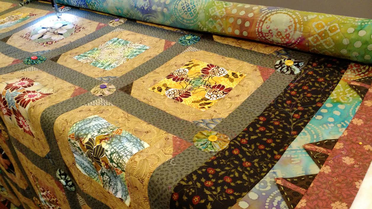 1893 Victorian Farmhouse Folk Art Quilt