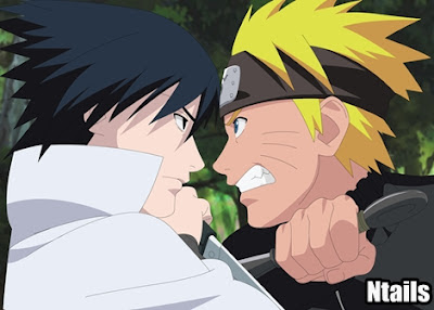 Luta final de Naruto vs Sasuke - Kurama vs Susanoo Luta final de Naruto vs Sasuke - Kurama vs Susanoo