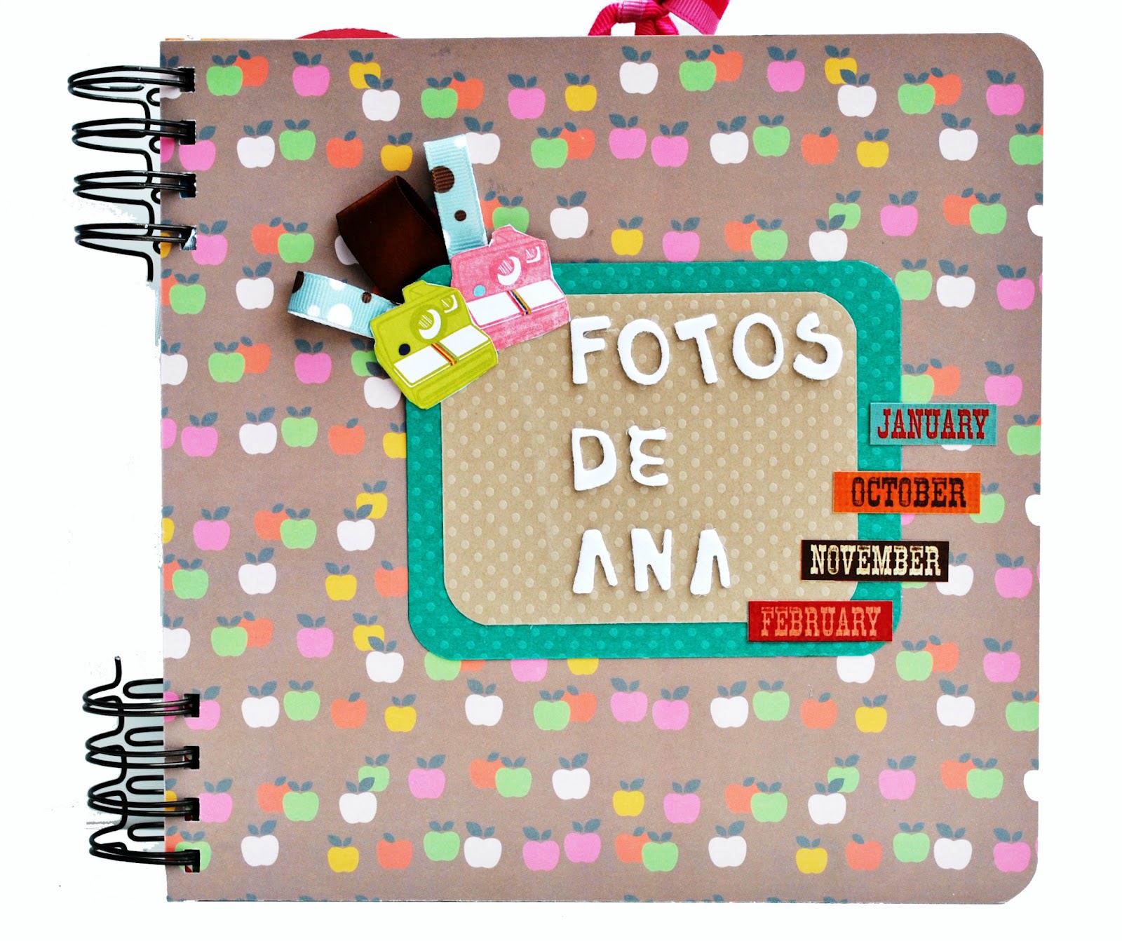 Catalina Lunares Scrapbooking Álbum de fotos scrapbooking Ana"