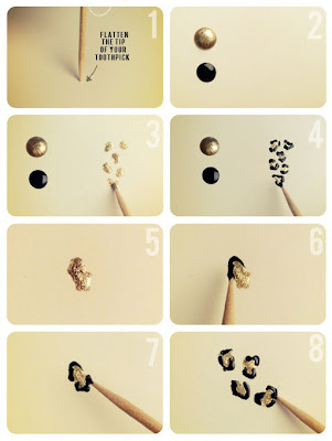 Leopard Print : Incredibly Easy DIY Nail Art Idea ~ MD Fashion