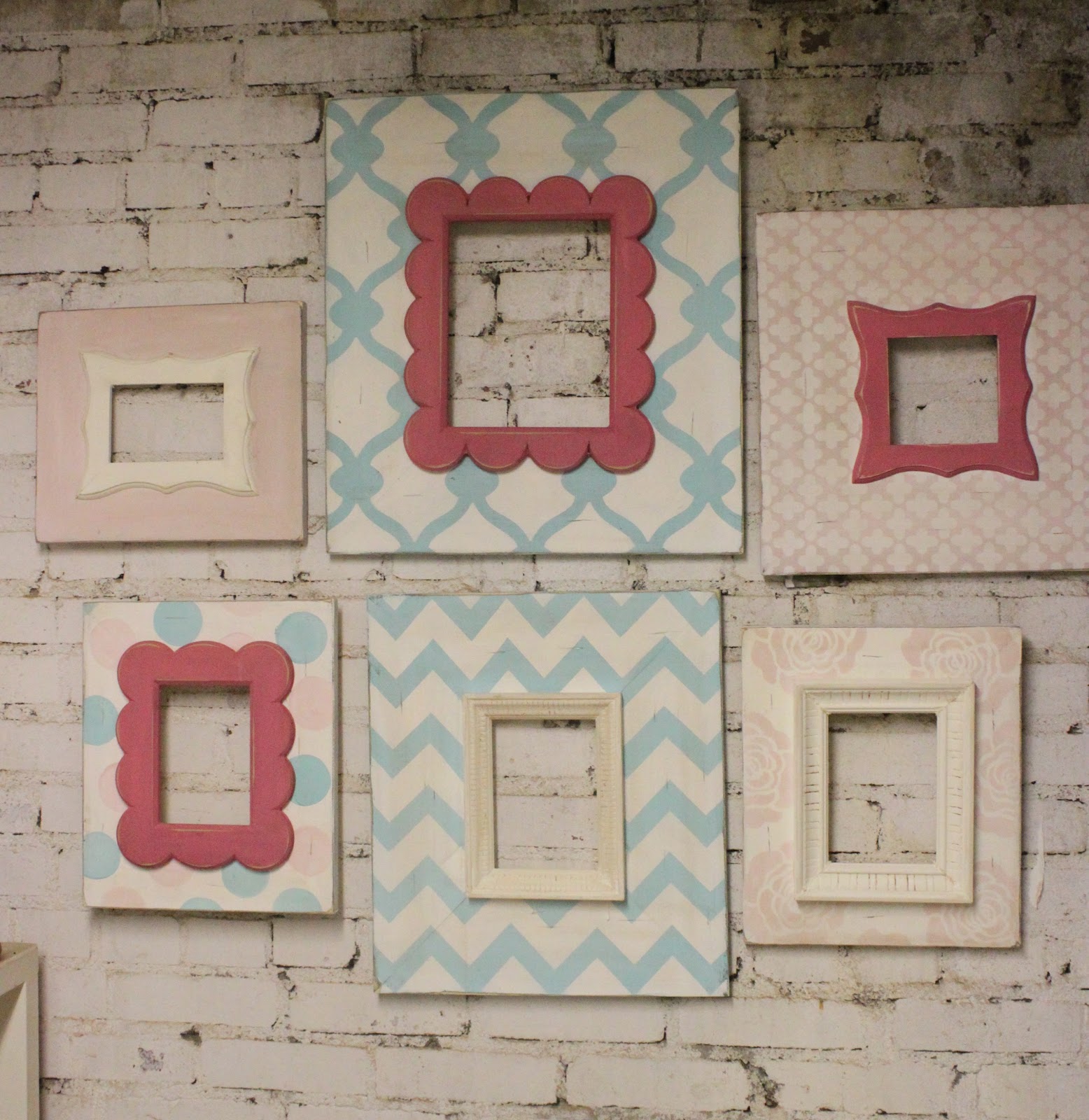 Delta Girl Distressed Frames paisley distressed nursery