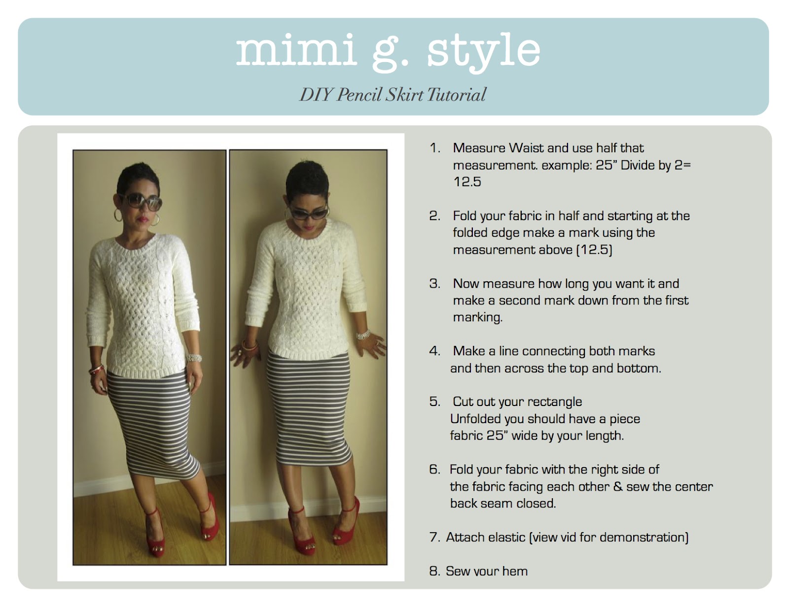 Watch How to Sew a Pencil Skirt video Watch How to Sew a Pencil Skirt video