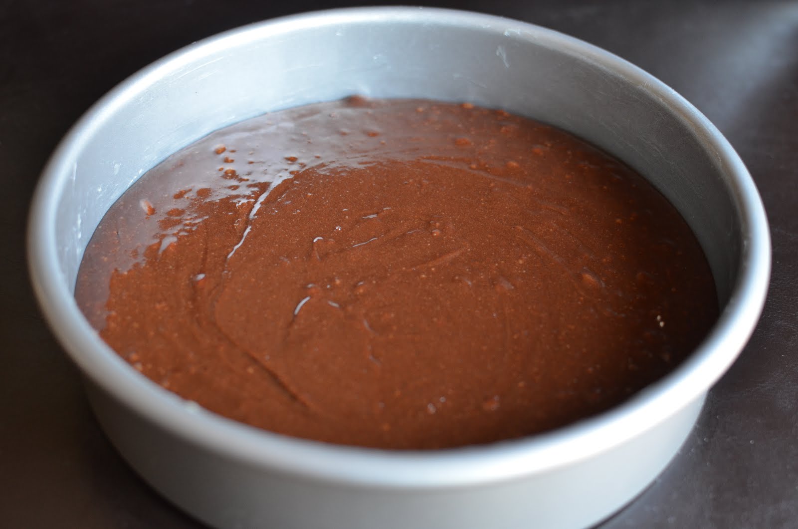 Playing with Flour Brownie cake with ganache frosting