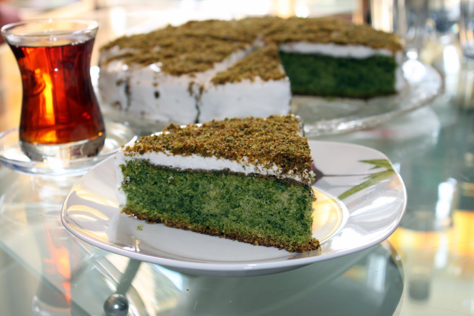 yemek bir aşk kremalı ıspanaklı kek