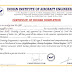 AME Certificate of Course Completion Sample