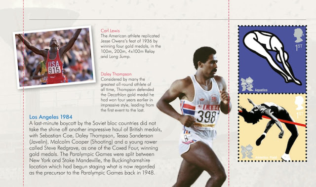 Olympic Prestige Book - pane 4 Los Angeles 1984.