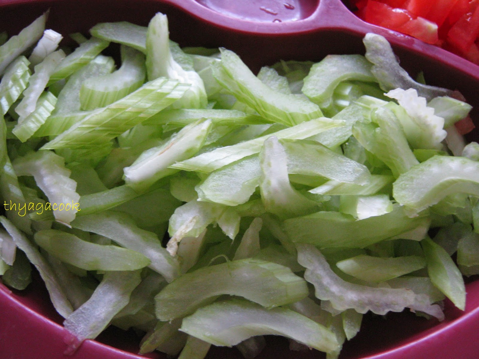 KARI LEAFS Malaysian flavour's CELERY STALK SALAD