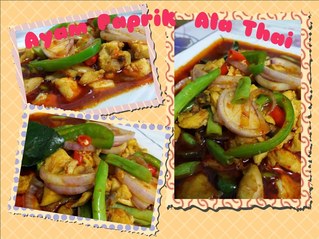 Sajian Dapur Bonda Ayam Paprik Ala Thai