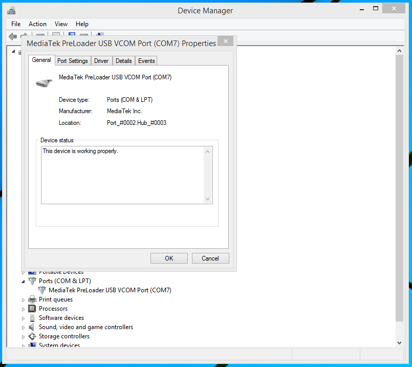 mediatek preloader usb vcom port driver windows 7 17