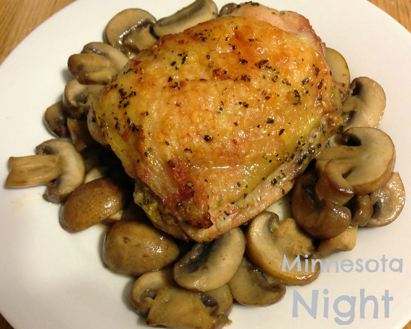 Minnesota Night {recetas} White Wine Chicken Thighs