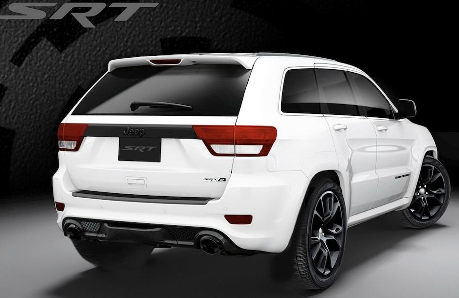 2013 Jeep Grand Cherokee Srt8 Black Vapor And Alpine White