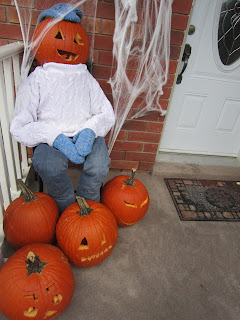 Pumpkin man pumpkin decoration, carving pumpkins, jack-o-lanterns