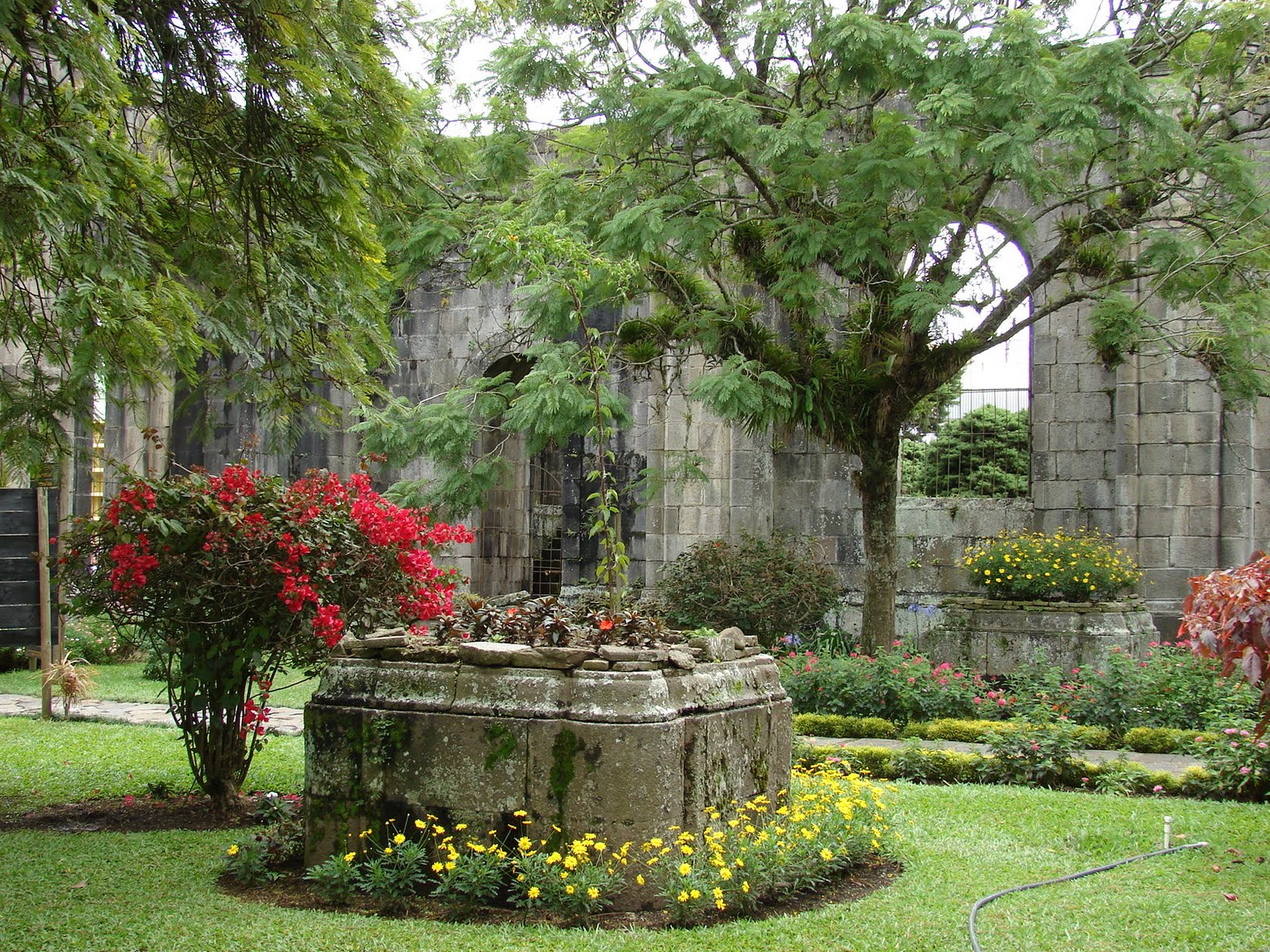 Paisajismo, pueblos y jardines JARDINES EN LAS RUINAS DE LA IGLESIA DE