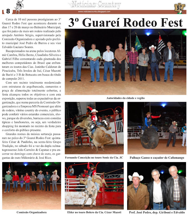 3º Guareí Rodeo Fest 2011 - Guareí/SP