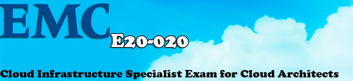 EMC E20-020 Real Exam Questions Answers
