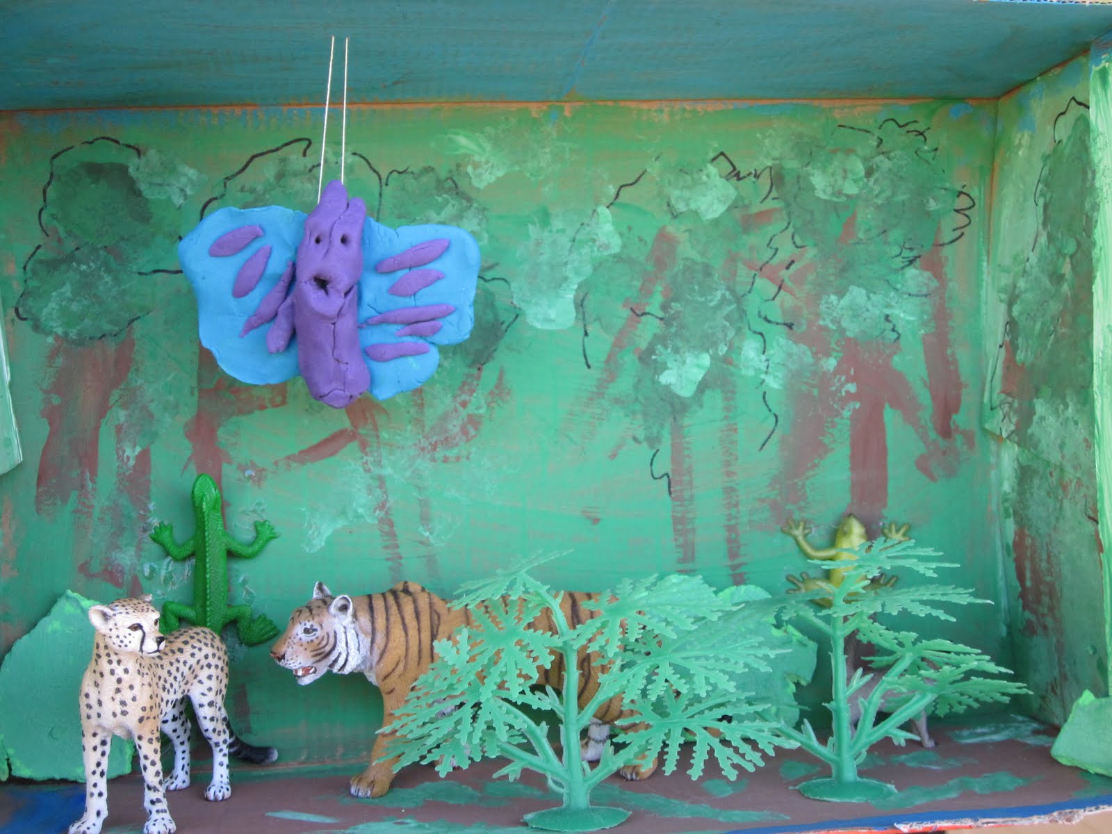 Cheetah Habitat Diorama