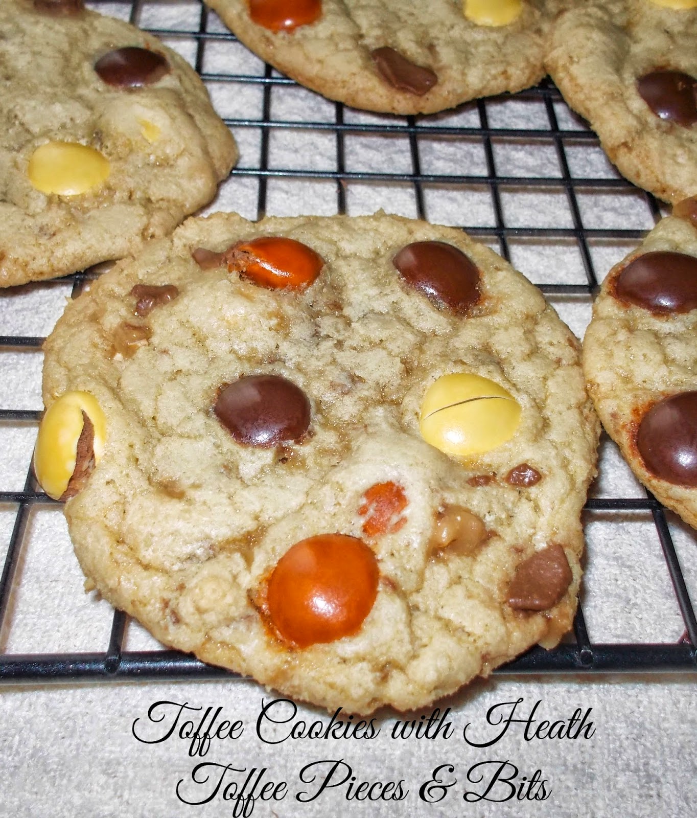 Easy Life Meal and Party Planning Toffee Cookies with Heath Pieces