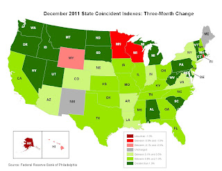 Philly Fed State Conincident Map