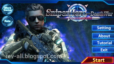 Menu utama - game sniperhero tembak-tembakan bagus dan mudah untuk android (rev-all.blogspot.com)