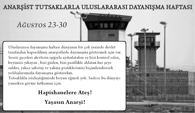 Anarşist Tutsaklarla Uluslararası Dayanışma Haftası