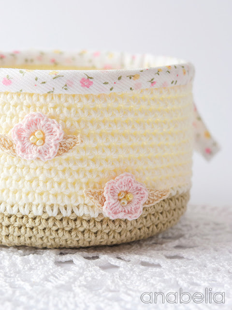 Crochet basket by Anabelia