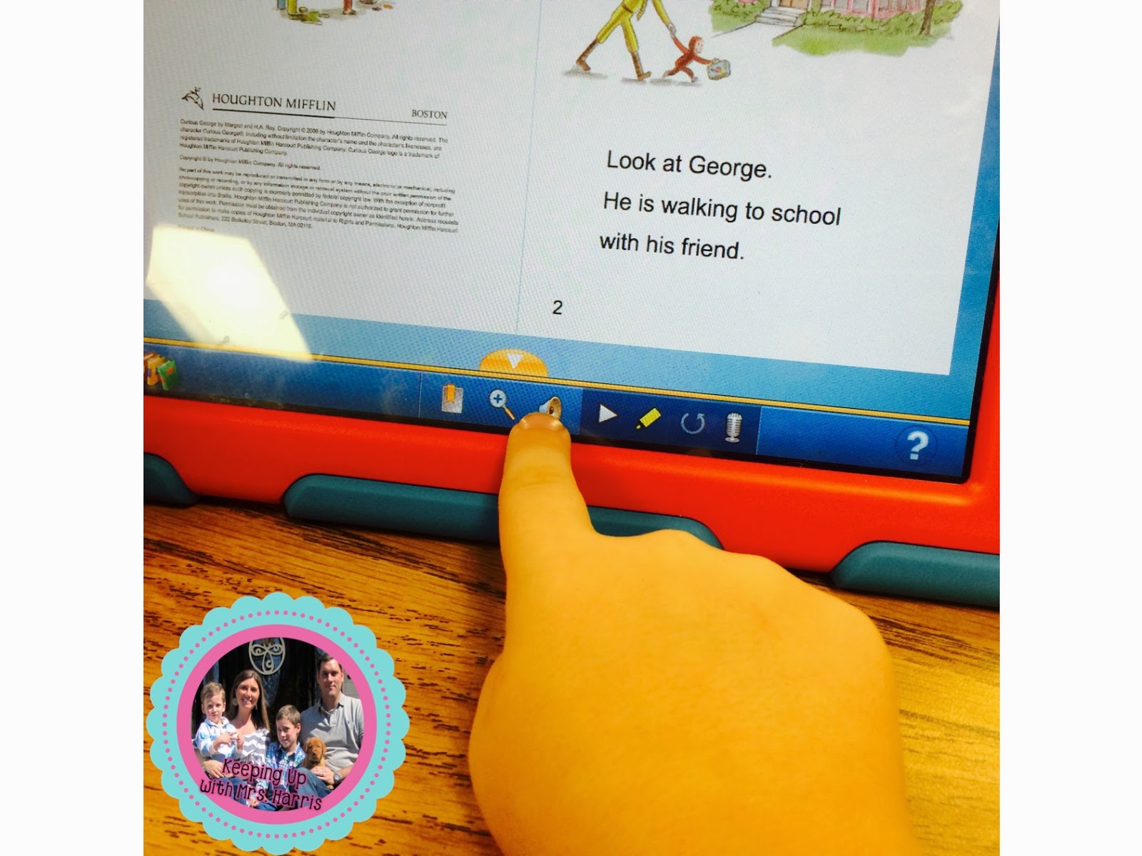 Guided Reading with iPads Keeping Up with Mrs. Harris