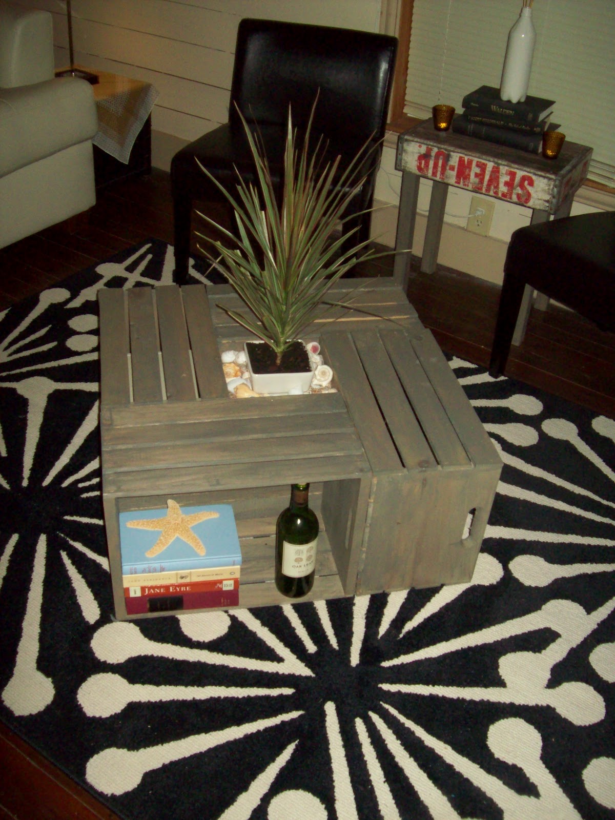 DIY Wine Crate Coffee Table The Dapper Cowboy