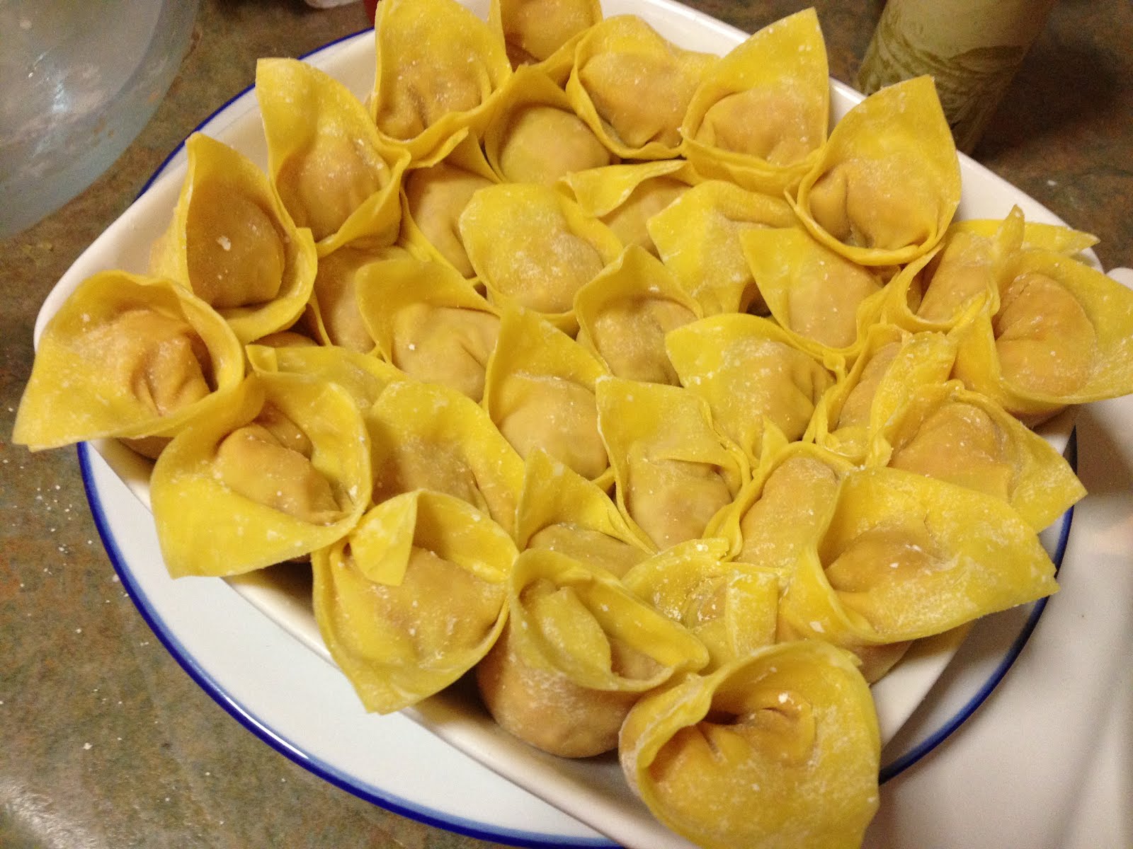 Yummy Mungbean Malaysian style Dry Egg Noodle with Wonton