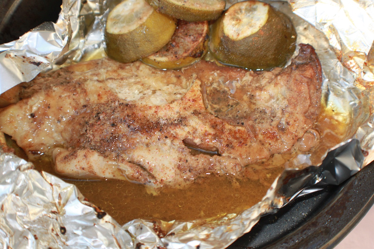 Baked or Grilled Fish with Lime Dill Butter Sauce What's Cookin