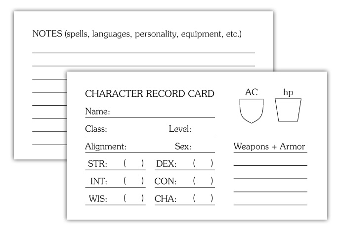 save vs dragon free pdf download bx pc npc record cards npc sheet 5e