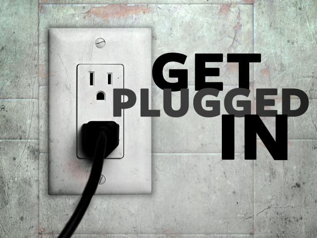 plugged - definition of plugged by the.