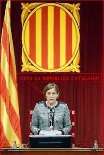 La tieta Forcadell proclama ¡Viva la República catalana! La tieta Forcadell proclama ¡Viva la República catalana!