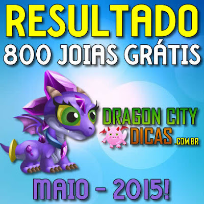 Resultado do Super Sorteio de 800 Joias - Maio 2015 Resultado do Super Sorteio de 800 Joias - Maio 2015