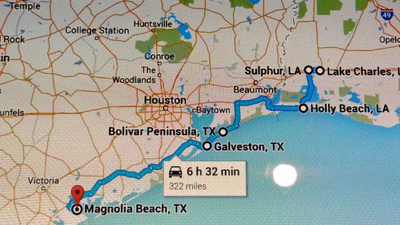 it began when we left our last campground in sulphur louisiana last tuesday and headed south towards the gulf of mexico it began when we left our last campground in sulphur louisiana last tuesday and headed south towards the gulf of mexico
