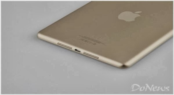 iPad Mini 2 Liris Warna Emas Dengan Touch ID