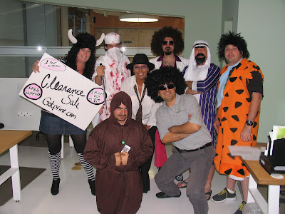 GotPrint 2011 staff picture wearing halloween costumes