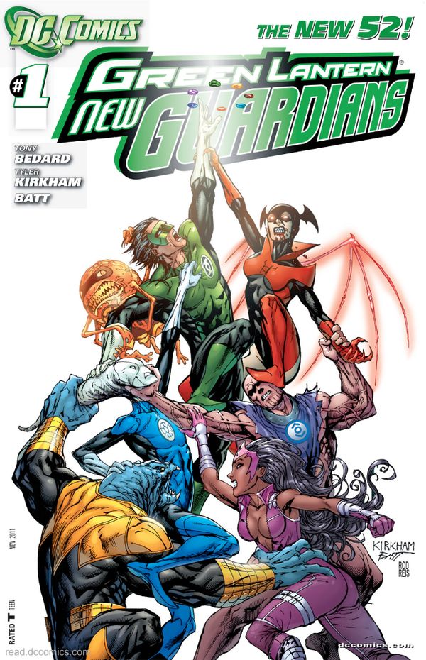 DC - VO : Critiques des nouveaux n°1 (New 52) Green+lantern+new+guardians+01