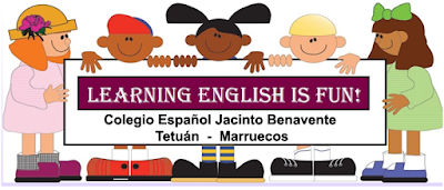 Learning English is fun! Colegio Español Jacinto Benavente- Marruecos