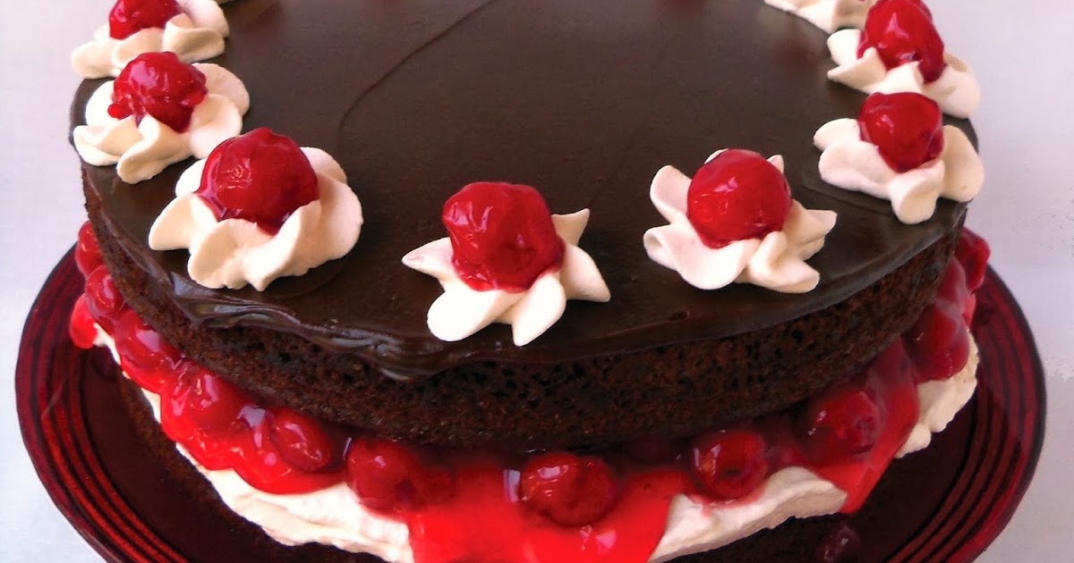 Bird On A Cake Black Forest Cake with Chocolate Ganache