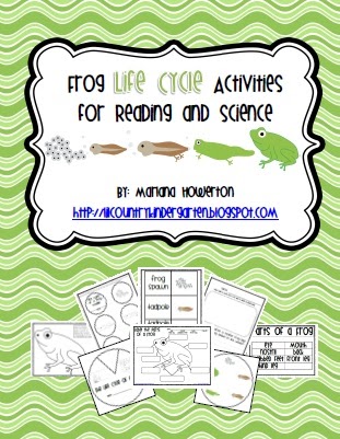 Lil Country Librarian: Frog Life Cycle Activities for Reading and Science
