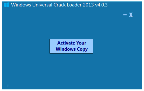 Windows Universal Crack Loader 2013 v4.0.3