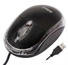 Allen A-901 Wired Optical Mouse (USB, Black) Just for Rs.89 Only @ Flipkart