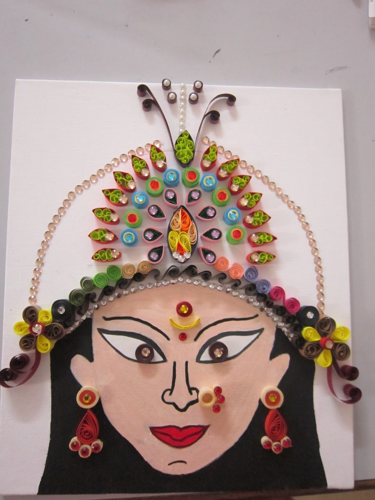 indian paper quilling figures easy arts and crafts ideas