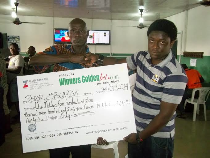 Retiree Wins N1.4 Million From Winners Golden Bet